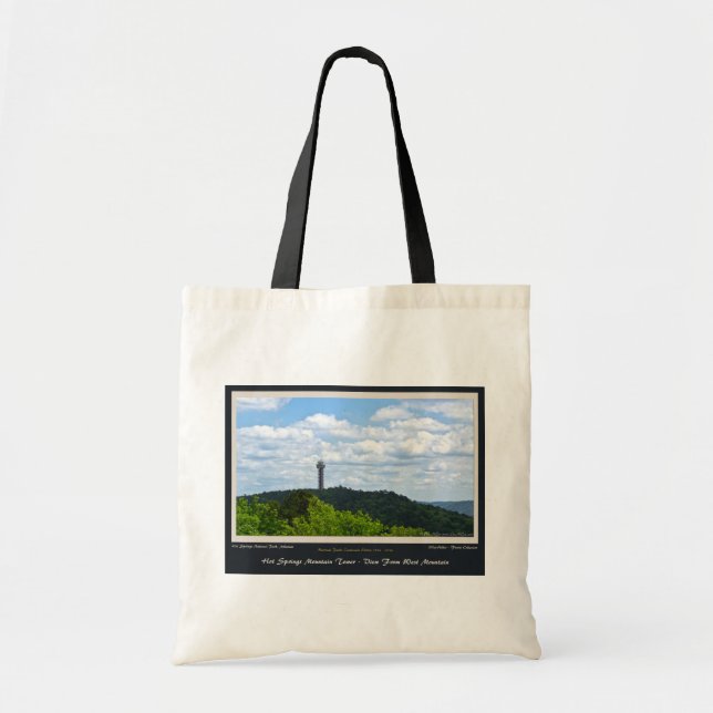 Hot Springs National Park Tower Centennial Ed Tote Bag (Front)