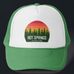Hot Springs National Park Trucker Hat<br><div class="desc">Hot Springs National Park in Arkansas has 47 thermal springs and features more than 30 miles of hiking trails through the glorious Ouachita Mountains.</div>