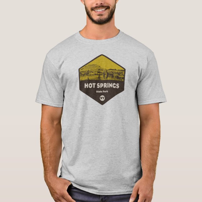 Hot Springs State Park Wyoming T-Shirt (Front)