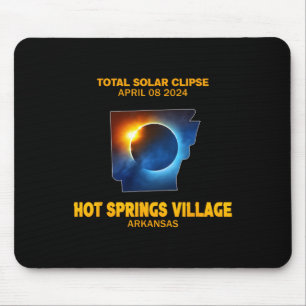 Hot Springs Village Arkansas 2024 Total Solar Ecli Mouse Pad