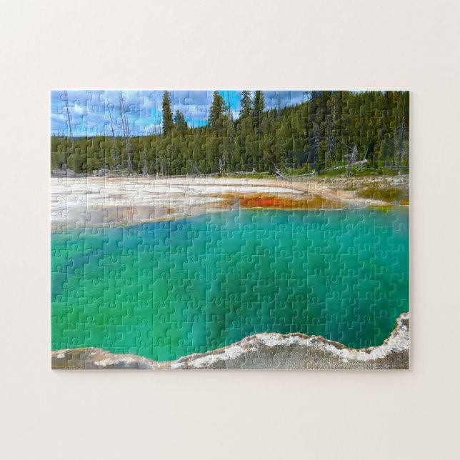 Hot Springs Yellowstone. Jigsaw Puzzle (Horizontal)