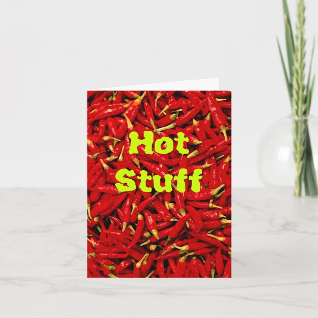 HOT STUFF CARD (Front)