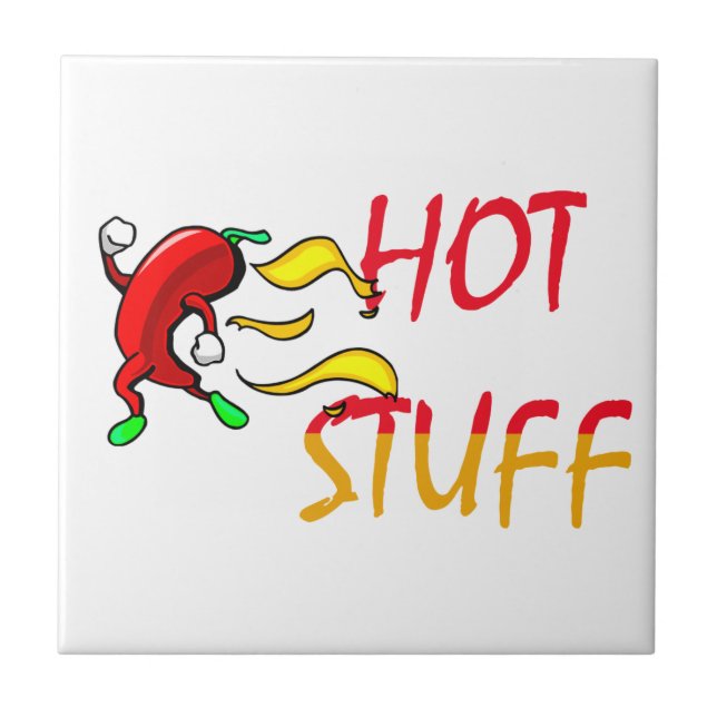 Hot Stuff Ceramic Tile (Front)