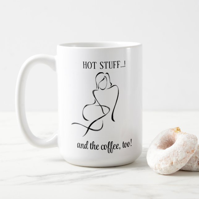 Hot Stuff Coffee Mug (With Donut)