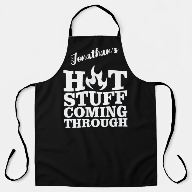 Hot Stuff Coming Through  Apron (Front)