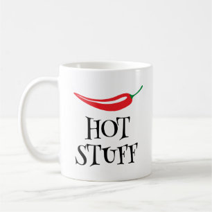 Hot Stuff funny spicy red cayenne chilli pepper Coffee Mug