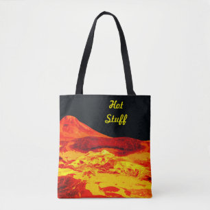 Hot Stuff Lava on tote bag