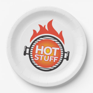 Hot Stuff Paper Plate