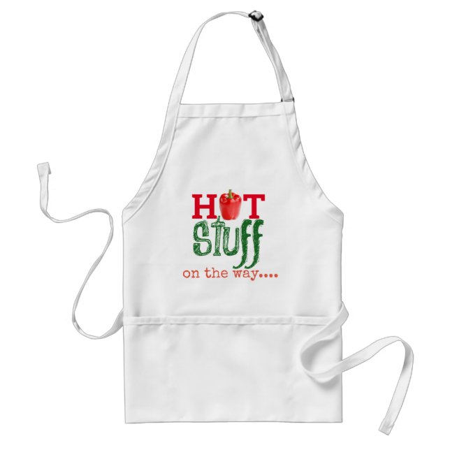 Hot stuff Red pepper chef apron (Front)