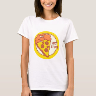 Hot Stuff retro pizza smelly sticker shirt