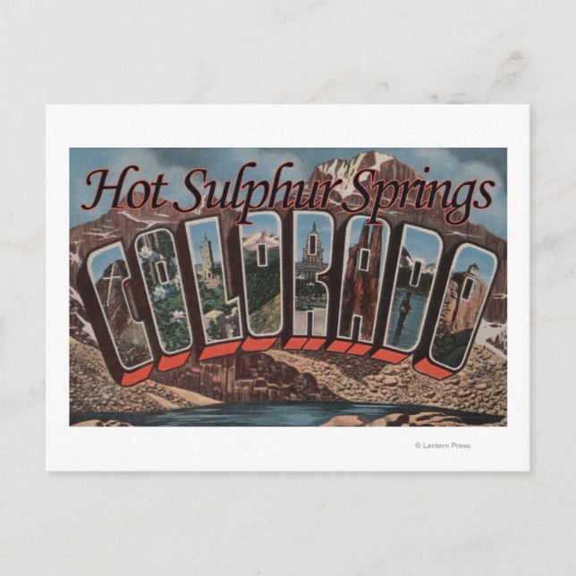 Hot Sulphur Springs, Colorado Postcard (Front)