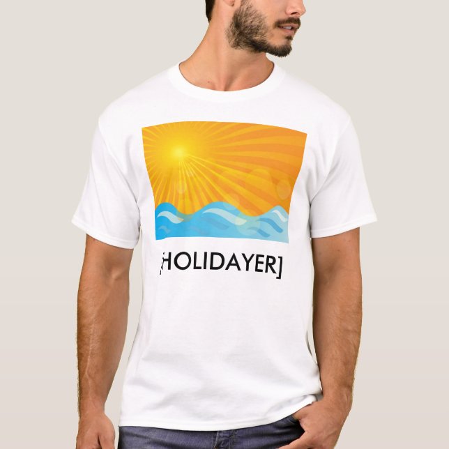 Hot Summer Background T-Shirt (Front)