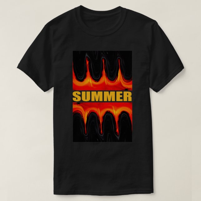 Hot Summer Cats T-Shirt (Design Front)