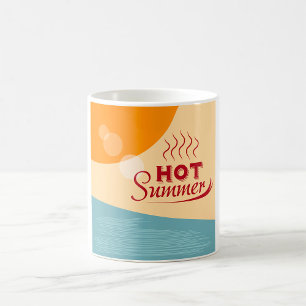 Hot Summer Vintage Retro Vibes Coffee Mug