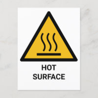 Hot Surface Warning, Extreme Heat Caution