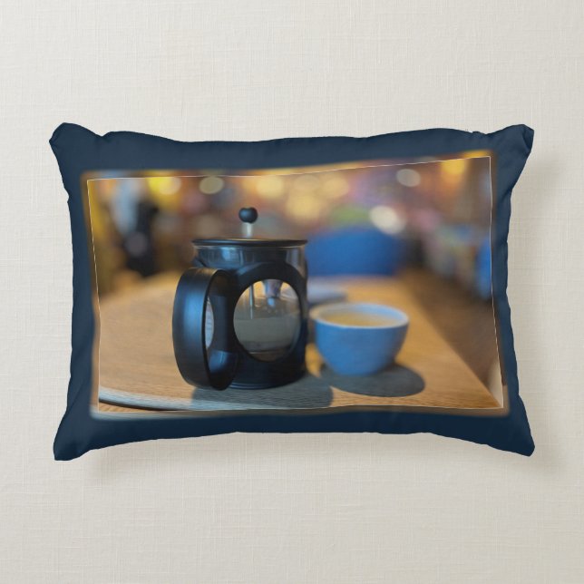 Hot tea decorative cushion (Front)