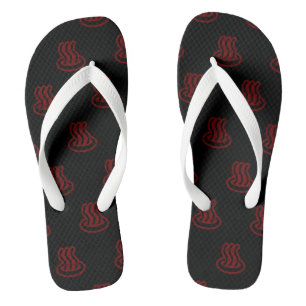 Hot Tea Lover Symbol Printed-Sandals-Slippers Men Thongs