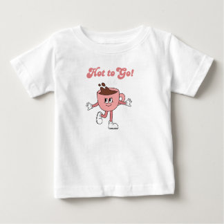 Hot to Go tshirt, retro style coffee Baby T-Shirt