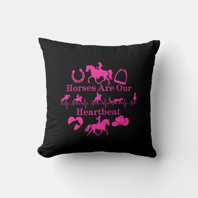 Hot To Trot Throw Pillow (Front)