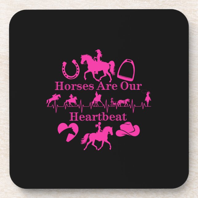 Hot To Trot Throw Pillow Coaster (Front)