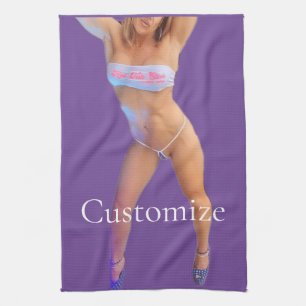 Hot Tub Club Thunder_Cove Tea Towel