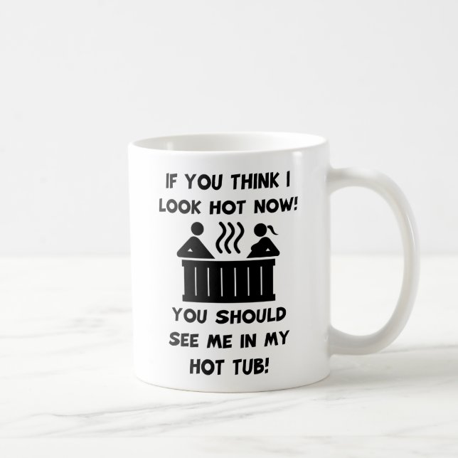 Hot Tub Coffee Mug (Right)