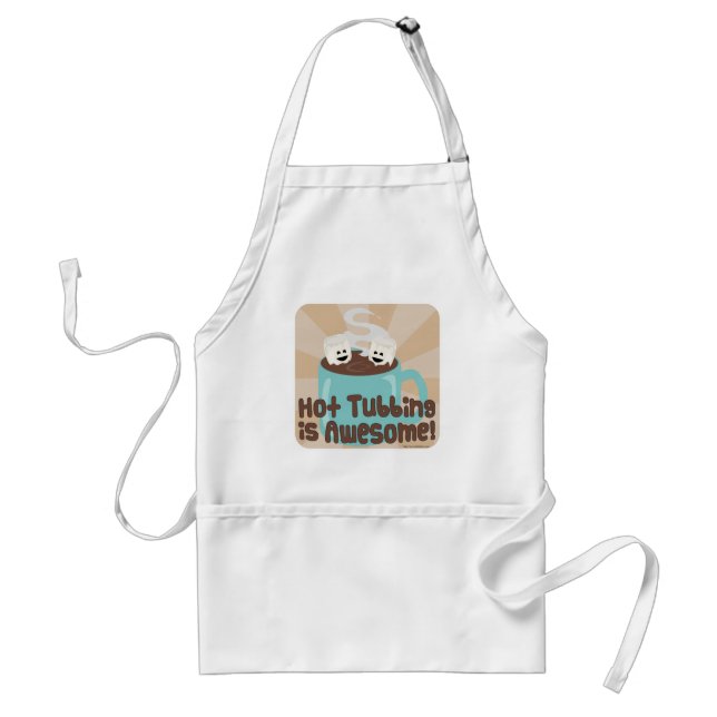 Hot Tub Marshmallow Time Standard Apron (Front)