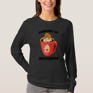 Hot Tub Soaking Up Some Relaxation Spa Cookie T-Shirt