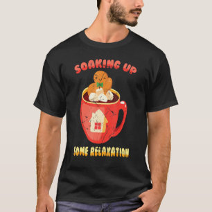 Hot Tub  Soaking Up Some Relaxation  Spa  Cookie T-Shirt