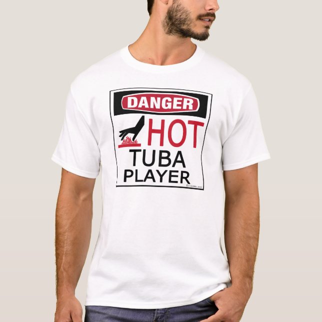Hot Tuba Player T-Shirt (Front)