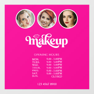 Hot Vibrant Pink 3 Photo Makeup MUA Opening Hours