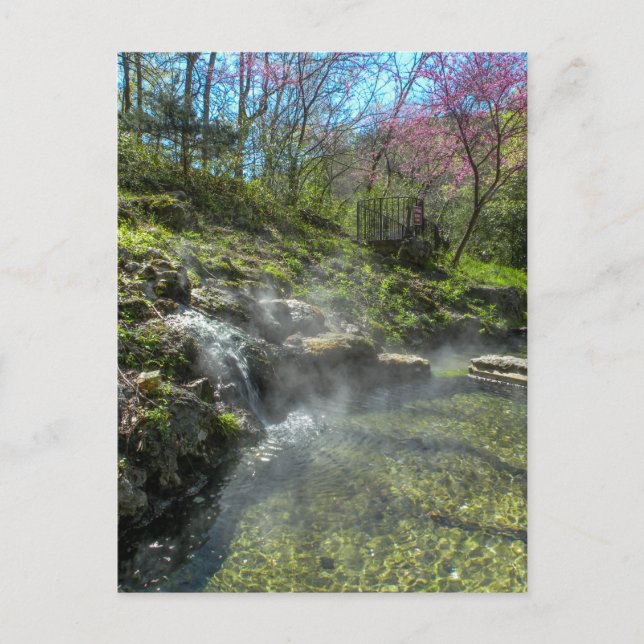 Hot Water Cascade  Postcard (Front)