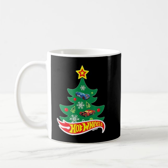 Hot Wheels Hot Wheels Christmas Tree Coffee Mug (Left)