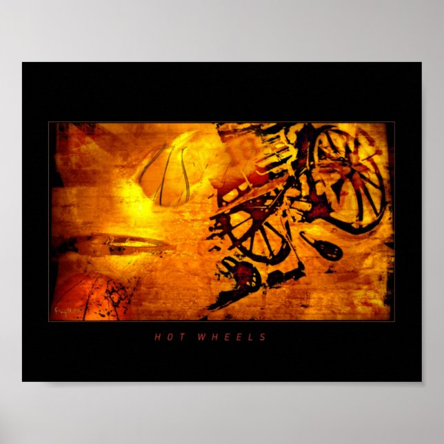 "Hot Wheels!" Poster (Front)