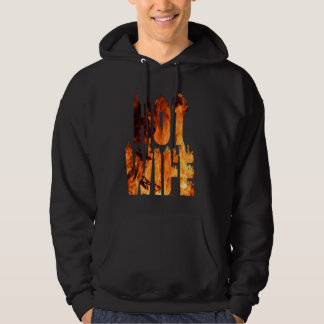 Hot Wife On Fire Flames flame Fire burning sexy sm Hoodie