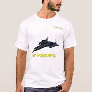 Hot Wings SR 71 Aeroplane T-Shirt