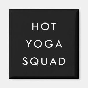 Hot Yoga Squad And Meditation - Namaste Vintage Yo Magnet