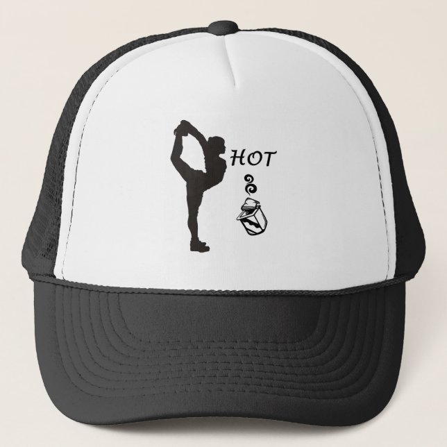 Hot Yoga Trucker Hat (Front)