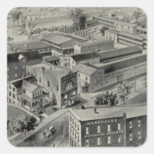 Hotchkiss Bros & Co Square Sticker