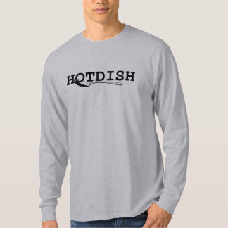 HOTDISH spoon long sleeve Grey T-Shirt