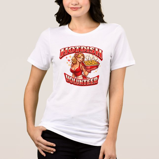 HOTDISH Volunteer Tri-Blend Shirt (Front)