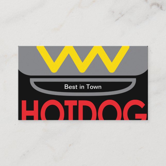 Hotdog 2 business card (Front)
