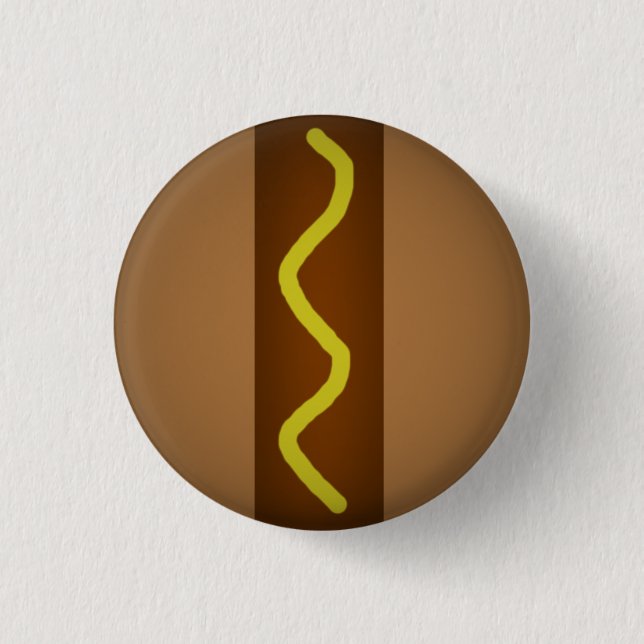 HotDog 3 Cm Round Badge (Front)