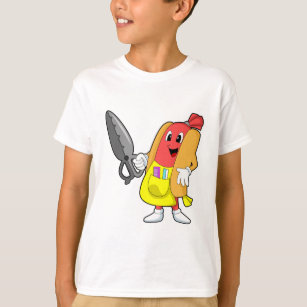 Hotdog as Hairdresser with Scissors T-Shirt