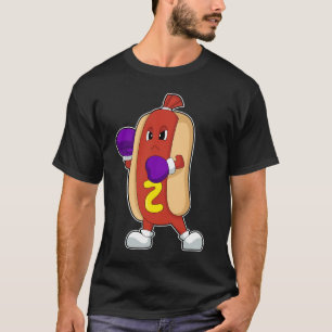 Hotdog Boxer Boxing gloves Boxing T-Shirt