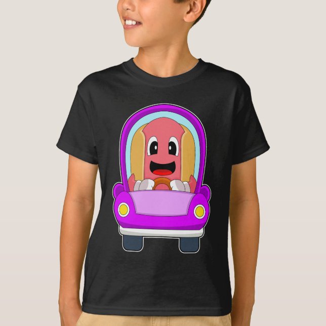 Hotdog Car T-Shirt (Front)