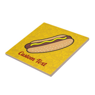Hotdog Ceramic Tile