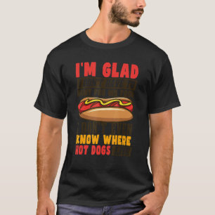 Hotdog Costume For Men Hot Dogs T-Shirt