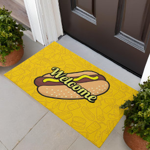Hotdog Doormat