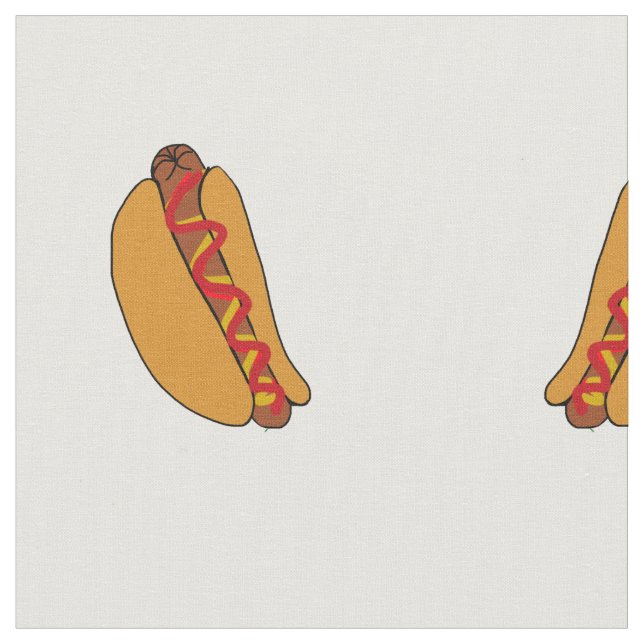 hotdog  fabric (Close Up)